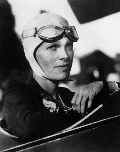 FILE - This undated file photo shows Amelia Earhart. Three bone fragments found on a South Pacific island could help prove that Earhart died as a castaway after failing in her quest to circumnavigate the globe.  Researchers told The Associated Press on Friday Dec. 17, 2010 that the University of Oklahoma hopes to extract DNA from bones found by a Delaware group dedicated to the recovery of historic aircraft. The fragments were recovered earlier this year on an uninhabited island about 1,800 miles south of Hawaii. (AP Photo/File)