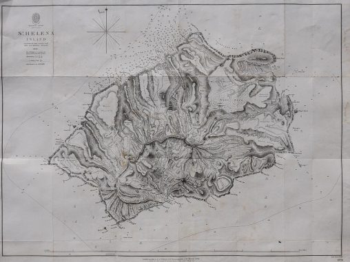 Map of St. Helena Island, 1816.