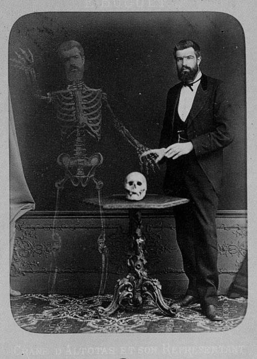 Édouard Isidore Buguet, Skull of Altotas and his representative, 1875.