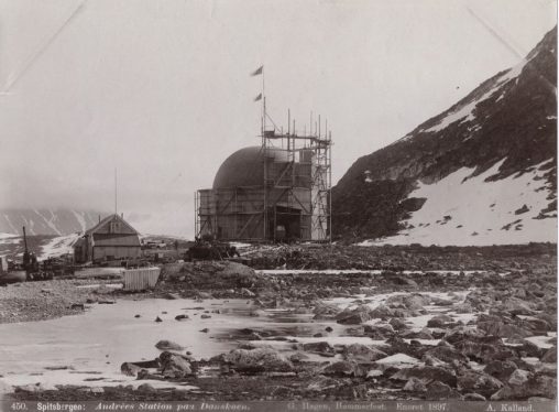 Andrées balloon station, Virgohamna, 1897 [Photo Ludvig Blunck, Norwegian Polar Institute]