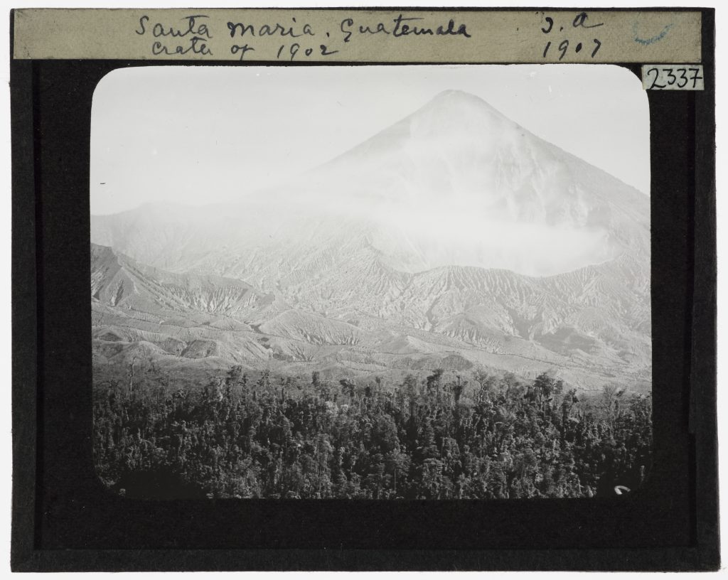 Santa Maria. Guatemala. Crater of 1902 (1906) [The Tempest Anderson Photographic Archive, York]