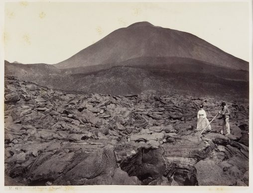 Lava del Vesuvio, Napoli, 	1872 [Photo: Giorgio Sommer]